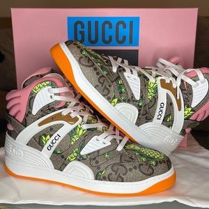Brand New Size 7 Gucci Pineapple Gucci Basket Sneaker